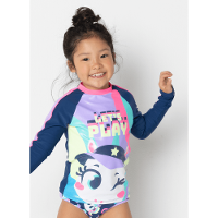 Camiseta Com Proteção Solar Menina Unicórnio Tênis - 3