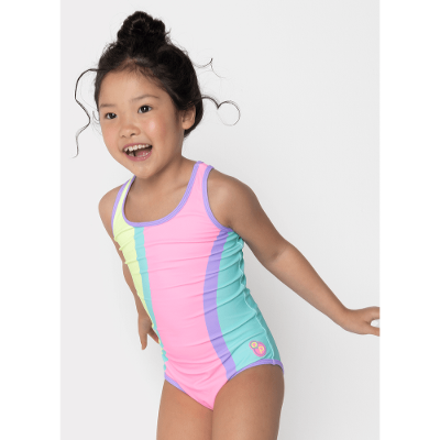 Maio Com Proteção Solar Menina Colorful