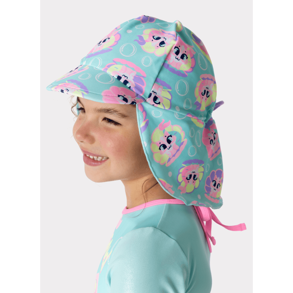 Chapéu Com Proteção Solar Menina Gata Sereia - 2