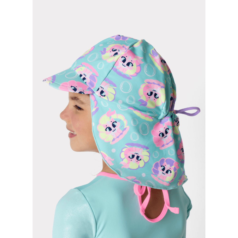 Chapéu Com Proteção Solar Menina Gata Sereia - 3