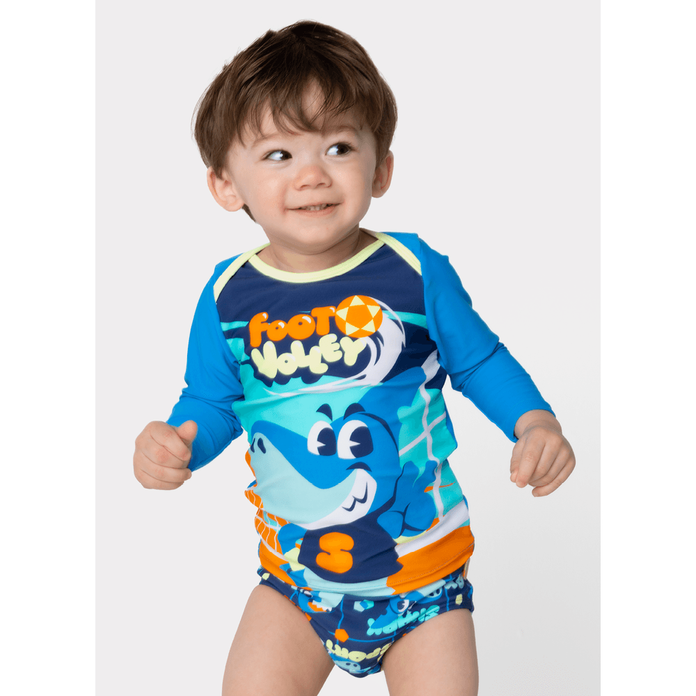 Conjunto Camiseta e Sunga Bebê Menino Tuba Futevôlei - 4