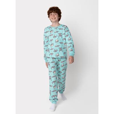 Pijama Manga Longa Algodão Menino Teen Preguiça