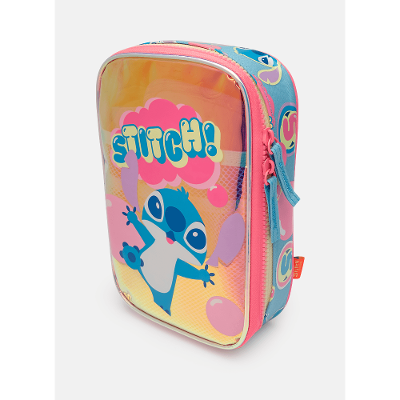 Estojo Grande Holográfico Stitch