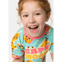 Camisola Manga Curta Viscolycra Menina Capy Bora - 4