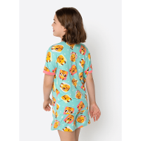 Pijama Manga Curta Viscolycra Menina Teen Capy Bora - 3