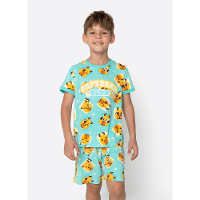 Pijama Manga Curta Viscolycra Menino Capy Bora - 3