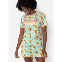 Pijama Manga Curta Viscolycra Feminino Capy Bora - 2