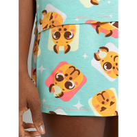 Pijama Manga Curta Viscolycra Feminino Capy Bora - 4