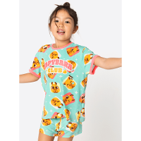 Pijama Manga Curta Viscolycra Menina Capy Bora - 1