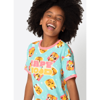 Camisola Manga Curta Viscolycra Menina Teen Capy Bora - 2