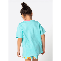 Pijama Manga Curta Algodão Menina Capy Bora - 3