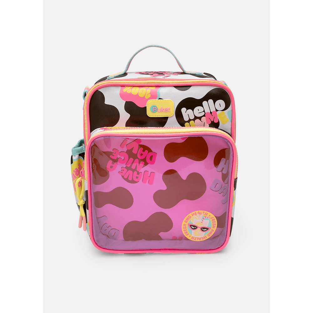 Lancheira Térmica com Bolso Frontal Vaca Summer - 1