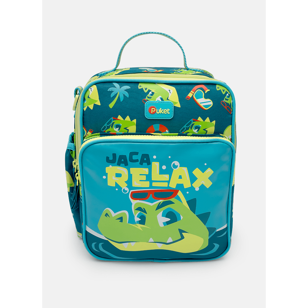 Lancheira Térmica com Bolso Frontal Jacaré Relax - 1