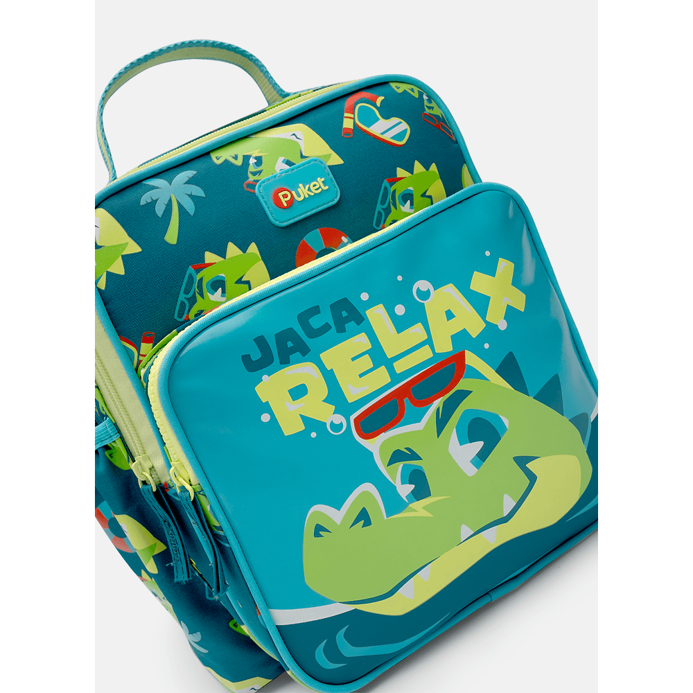 Lancheira Térmica com Bolso Frontal Jacaré Relax - 2