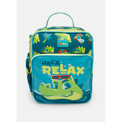 Lancheira Térmica com Bolso Frontal Jacaré Relax