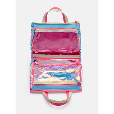 Necessaire Grande Holográfica Stitch