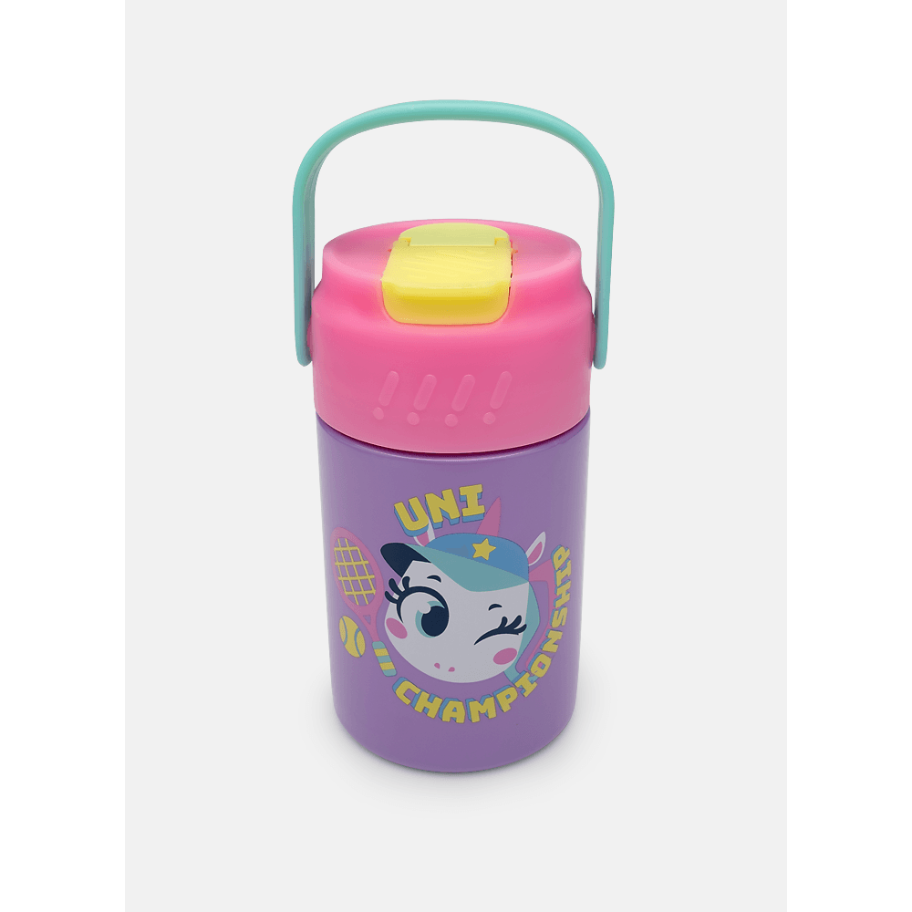 Garrafa Térmica com Canudo Unicórnio Tênis - 1