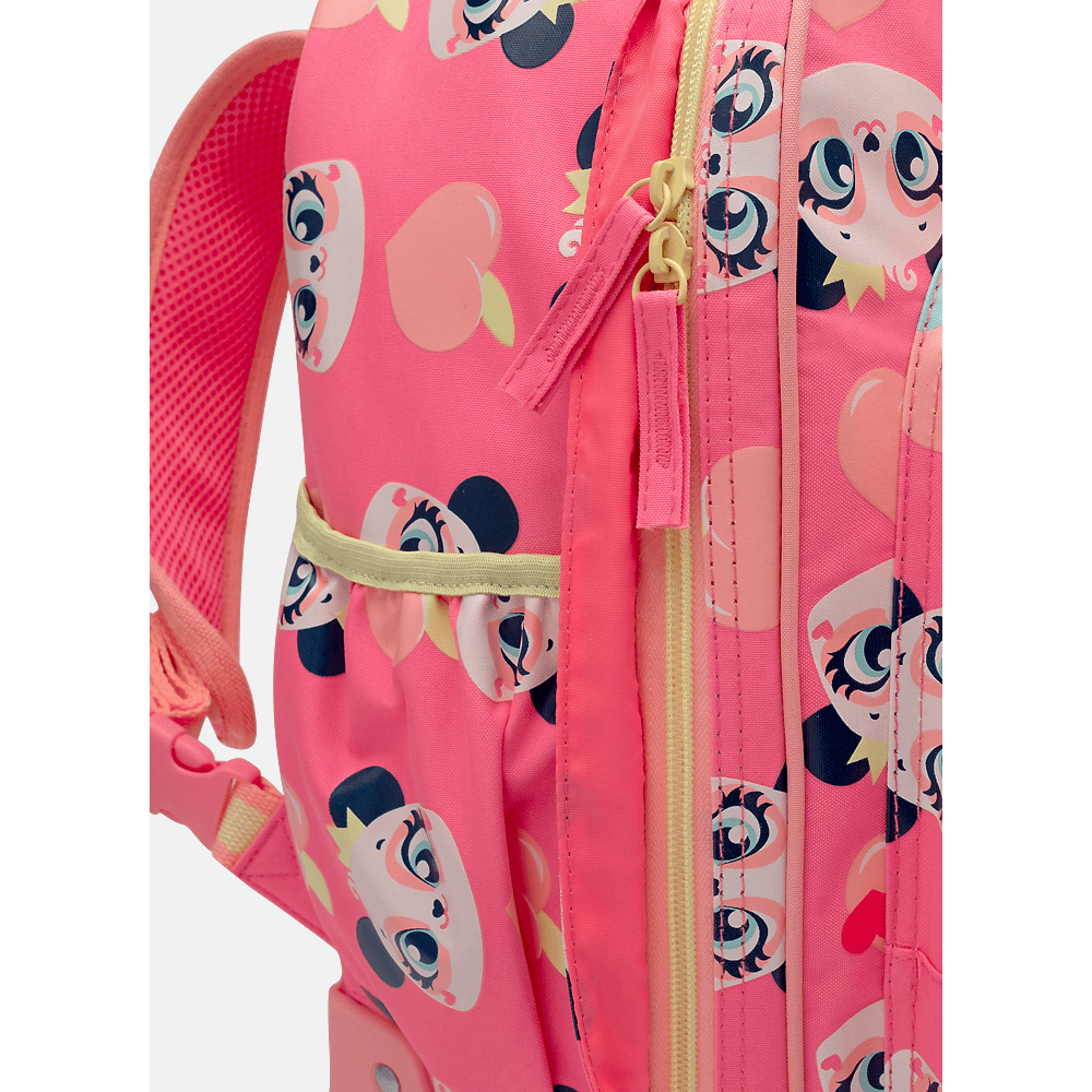 Mochila com Rodinha Grande Panda Romântico - 1