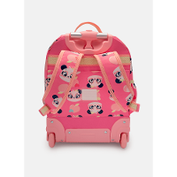 Mochila com Rodinha Grande Panda Romântico - 2