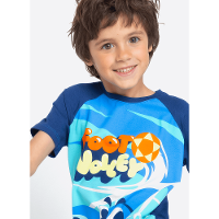 Pijama Manga Curta Viscolycra Menino Tubarão Futevôlei - 2