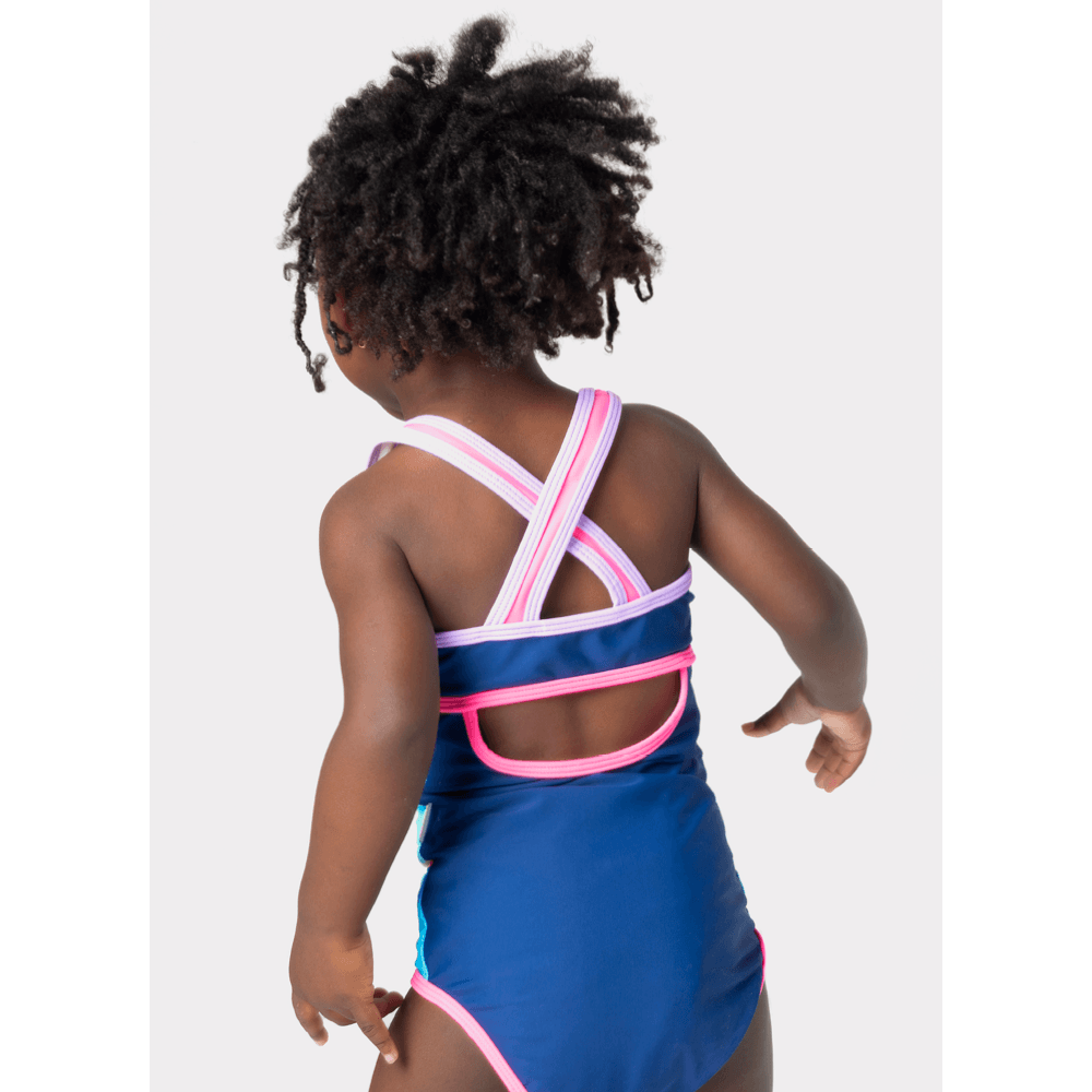 Maio Com Proteção Solar Menina 1/2 anos Unicórnio Tênis - 3