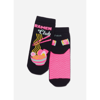 Meia Cano Curto Feminina Ramen Club