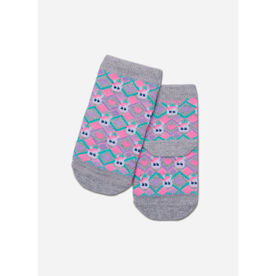 Meia Soquete Bebê Menina Unicórnio Coração