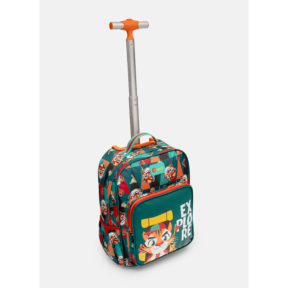 Mochila com Rodinha Pequena Tigre Camping - 4