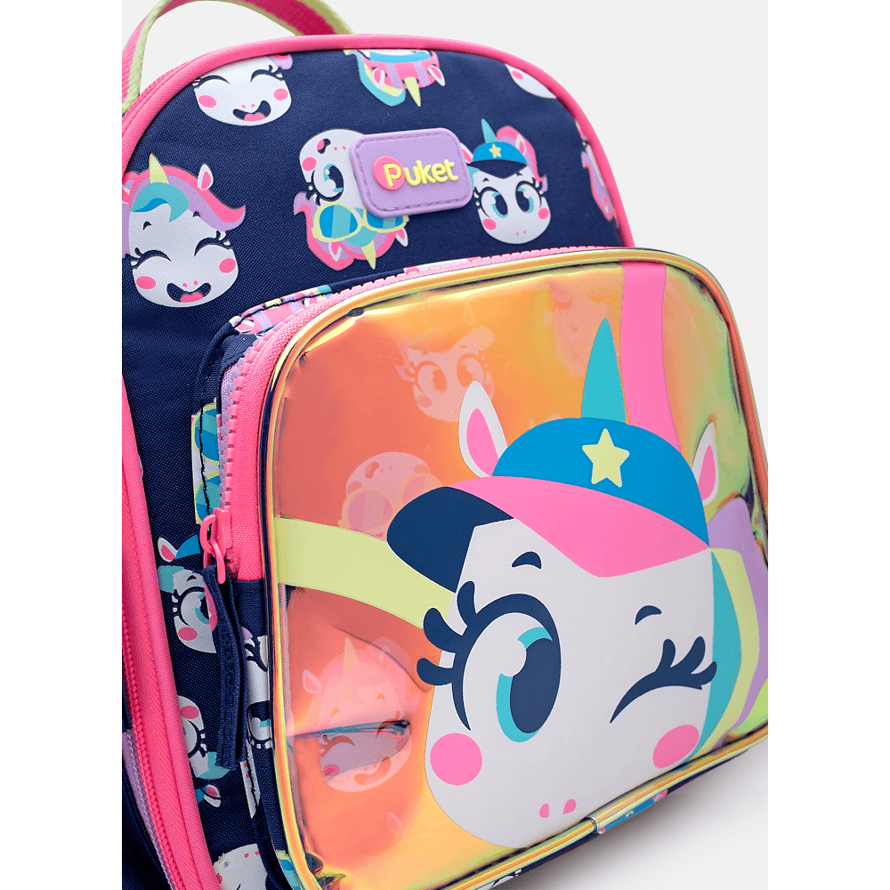 Lancheira Térmica com Bolso Frontal Unicórnio Tênis - 2