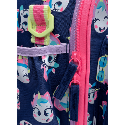 Lancheira Térmica com Bolso Frontal Unicórnio Tênis