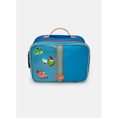 Necessaire Grande Color Block Azul