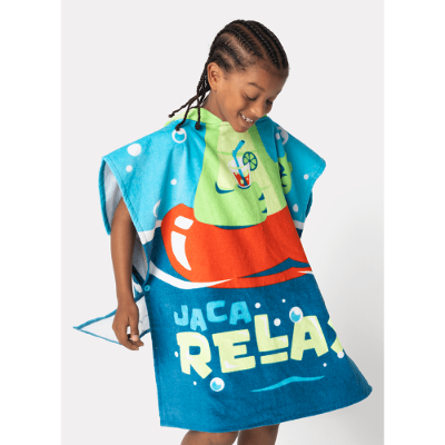 Poncho de Praia Menino Jacaré Relax