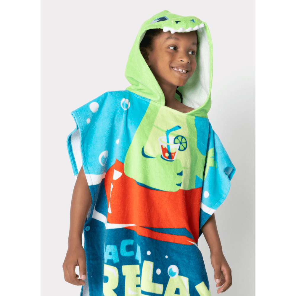 Poncho de Praia Menino Jacaré Relax - 4