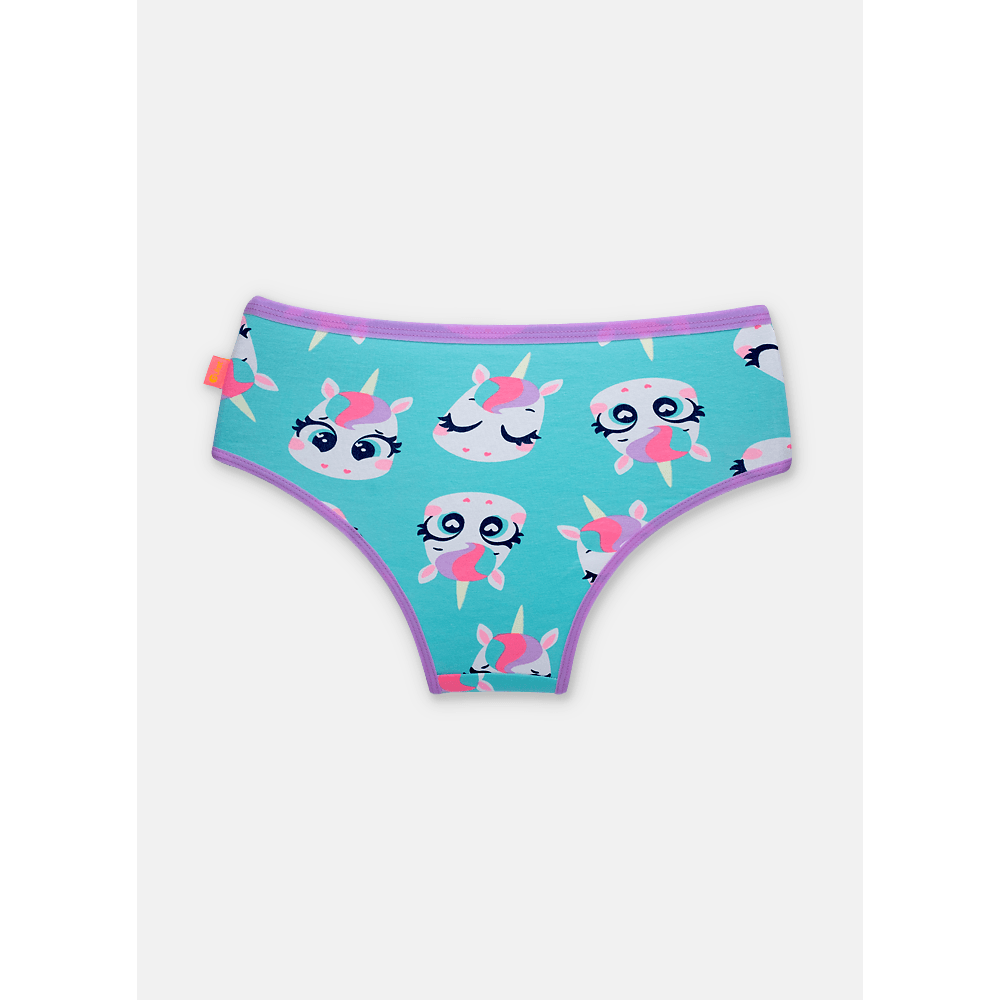 Calcinha Boneca Algodão Feminina Unicórnio - 2