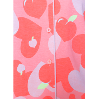 Pijama Manga Curta Viscose Feminino Panda Romântico - 4