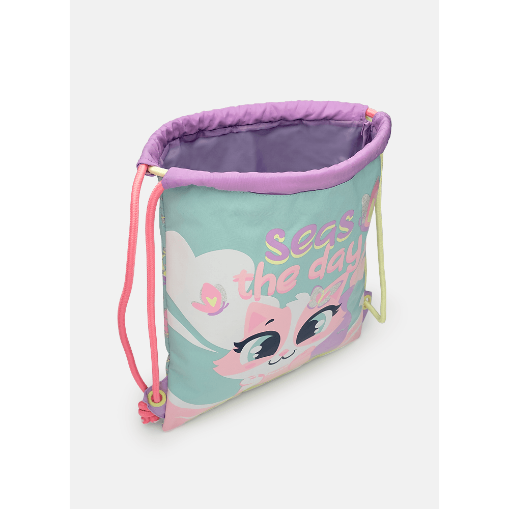 Mochila Saquinho Gata Sereia - 3