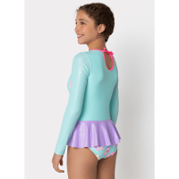 Maio Manga Longa Menina Teen Gata Sereia - 3