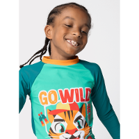 Conjunto Camiseta e Sunga Menino Tigre Camping - 2