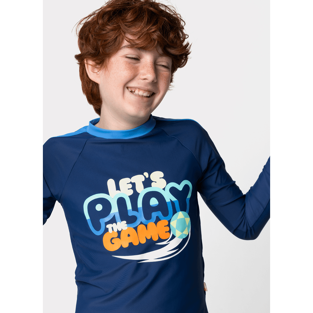 Camiseta Com Proteção Solar Menino Teen Tubarão Futevôlei - 2