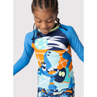 Conjunto Camiseta e Sunga Menino Tubarão Futevôlei - 2