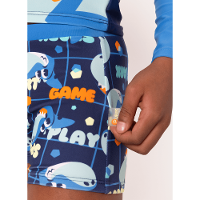 Conjunto Camiseta e Sunga Menino Tubarão Futevôlei - 3