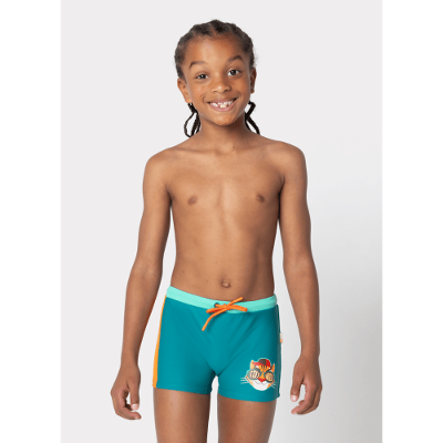 Sunga Boxer com Proteção Solar Menino Tigre Camping