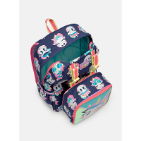 Mochila Costas com Lancheira Unicórnio Tênis - 6