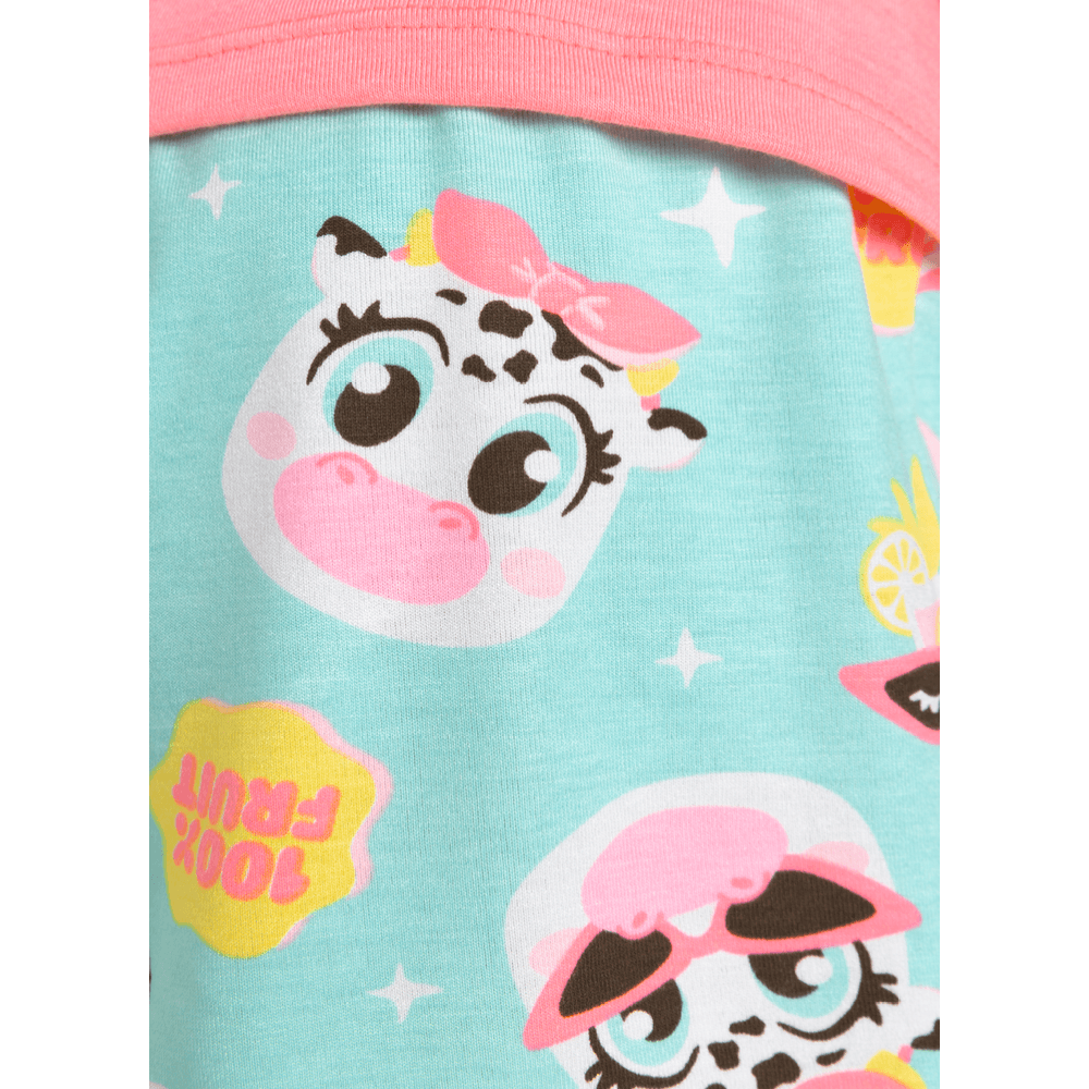 Pijama Manga Curta Viscolycra Menina Vaca Summer - 3