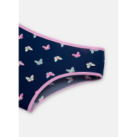 Calcinha Boneca Microfibra Menina Teen Borboletas - 3