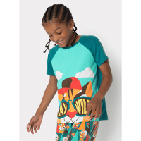 Pijama Manga Curta Viscolycra Menino Tigre Camping