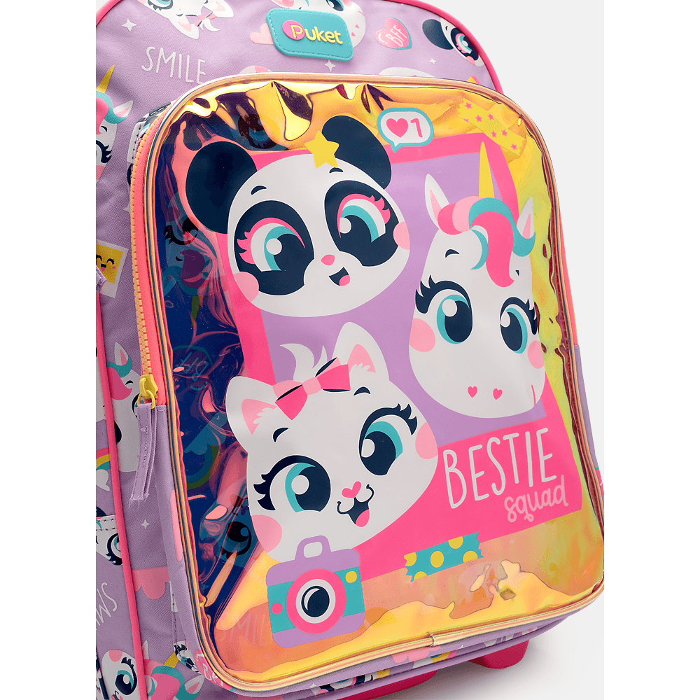 Mochila com Rodinha Grande Multibichos Best Friend - 2