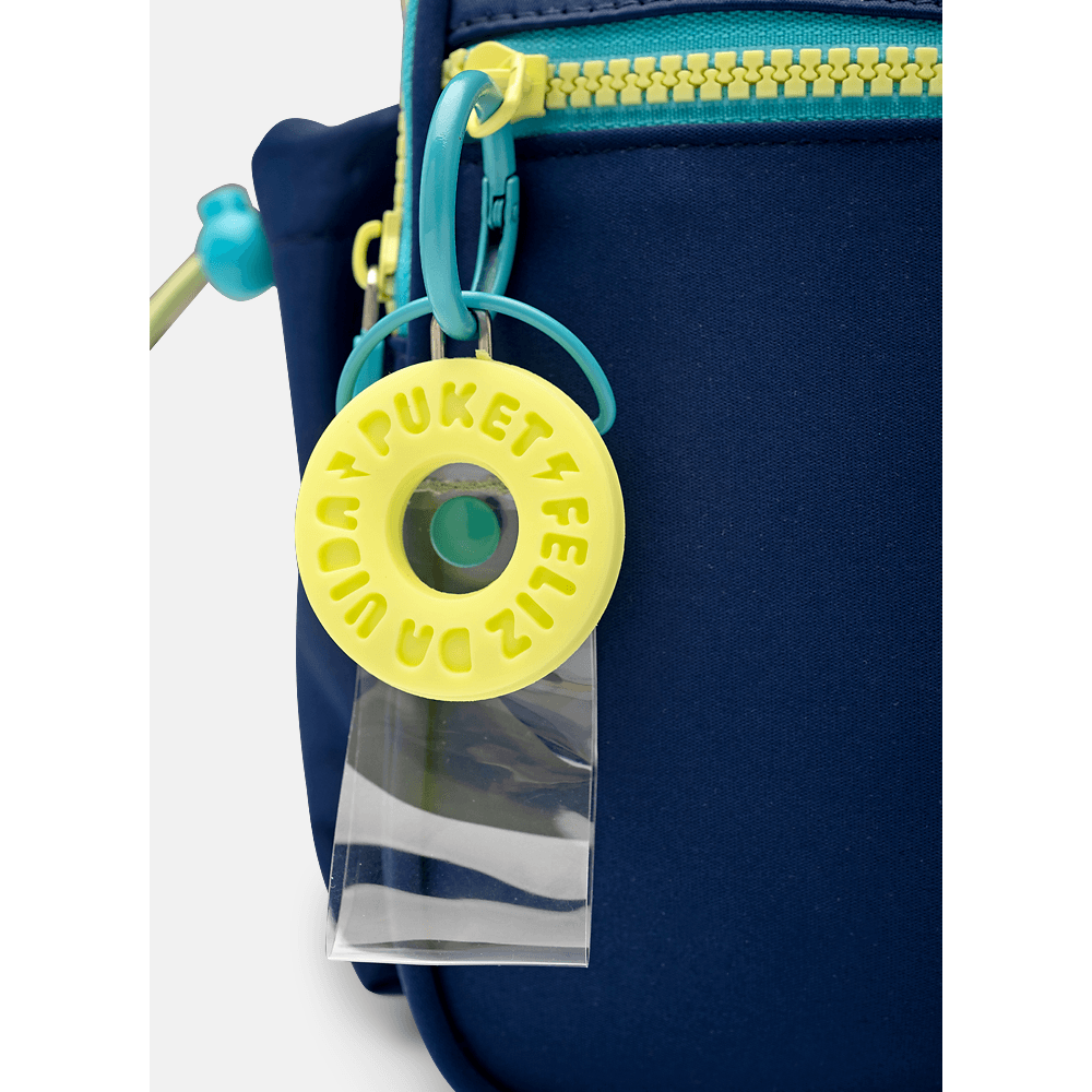 Lancheira Térmica com Bolso Frontal Azul Marinho - 3