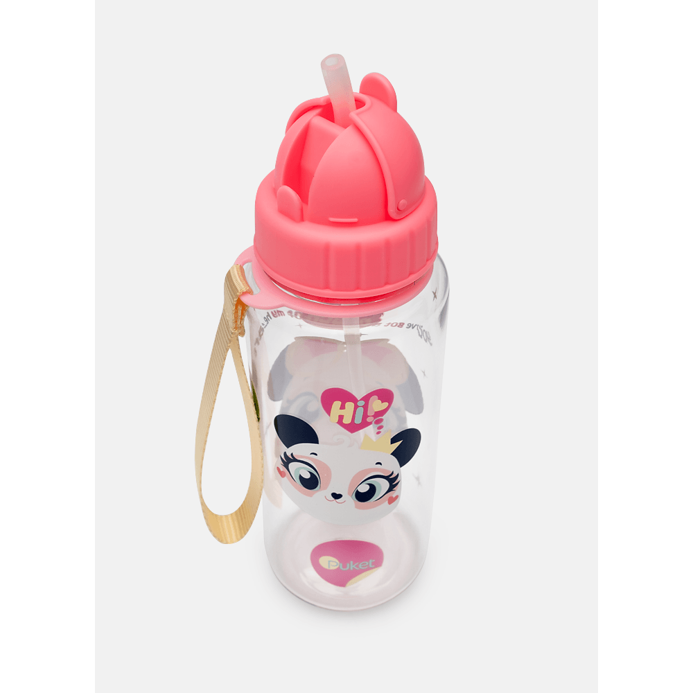 Garrafa com Canudo Panda Romântico - 3