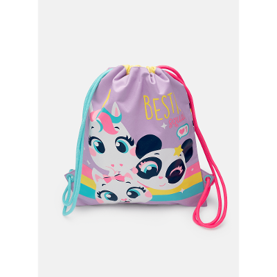 Mochila Saquinho Multibichos Best Friend
